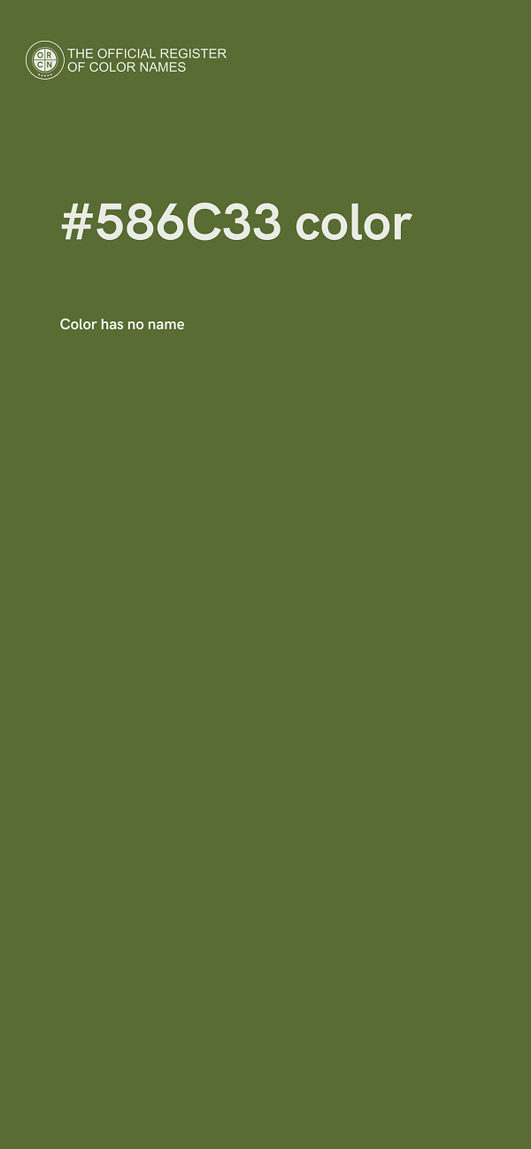 #586C33 color image
