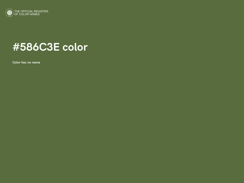 #586C3E color image