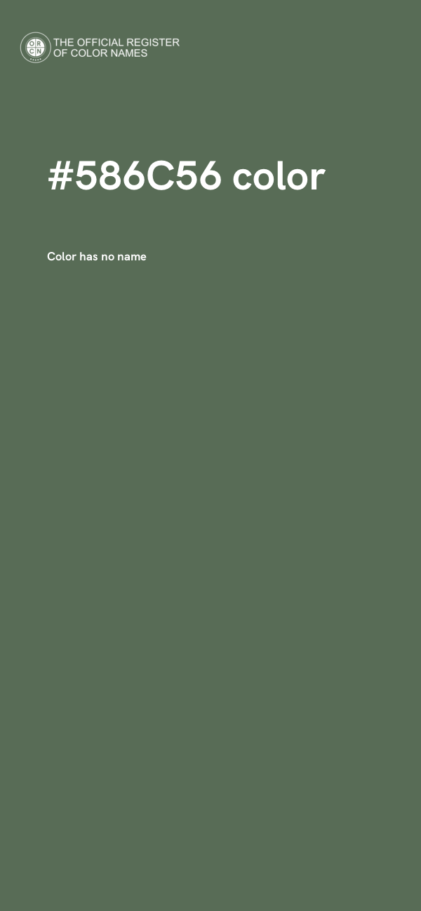 #586C56 color image