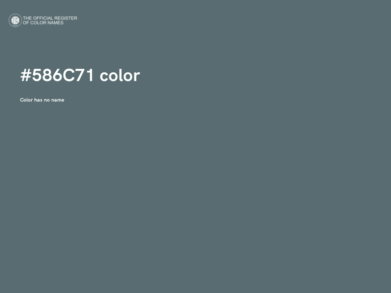 #586C71 color image
