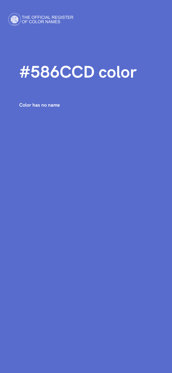 #586CCD color image