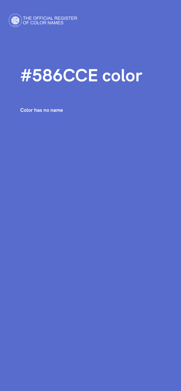 #586CCE color image