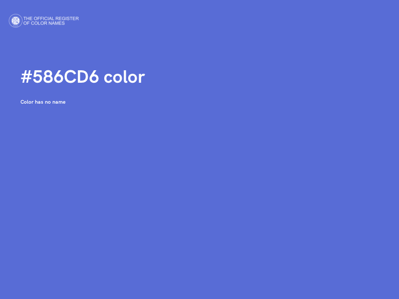 #586CD6 color image