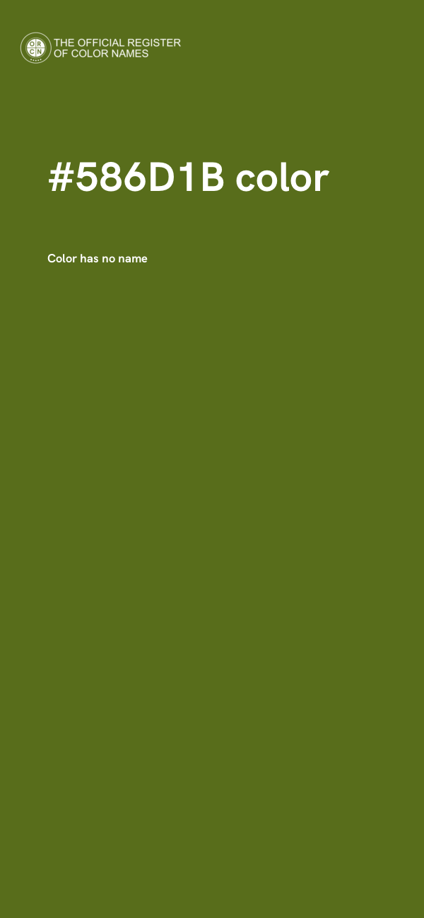 #586D1B color image