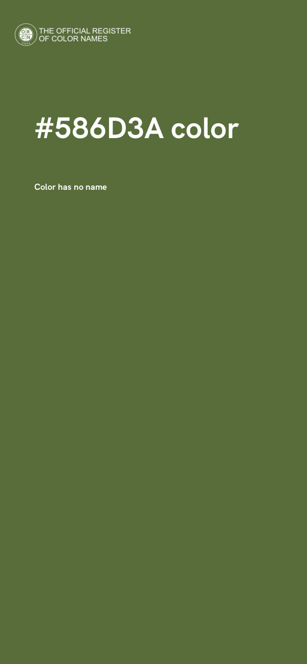 #586D3A color image