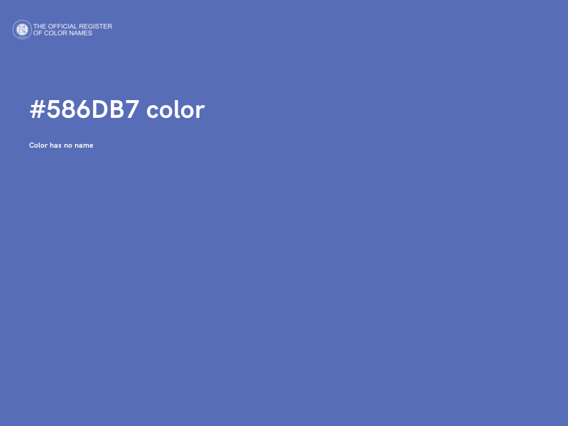 #586DB7 color image