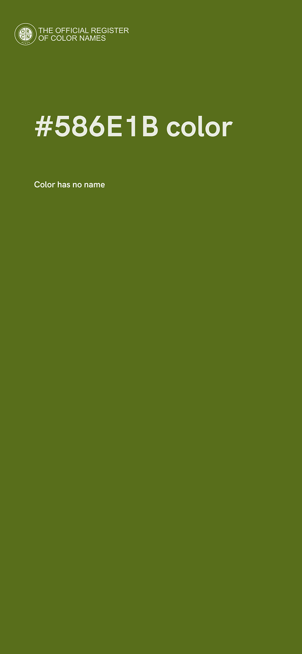 #586E1B color image