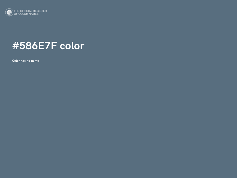 #586E7F color image