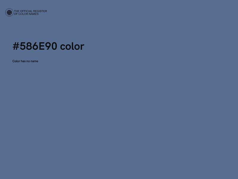 #586E90 color image