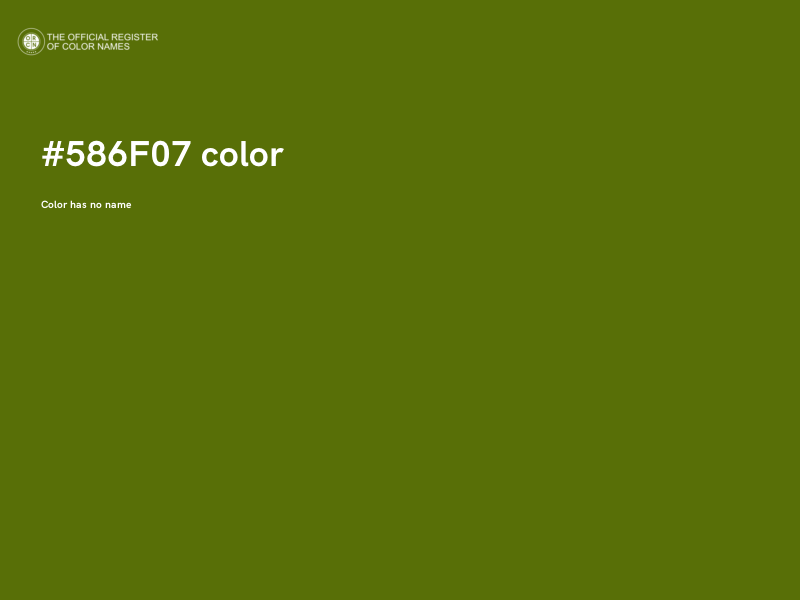 #586F07 color image