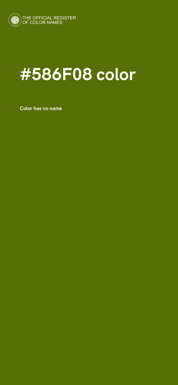 #586F08 color image