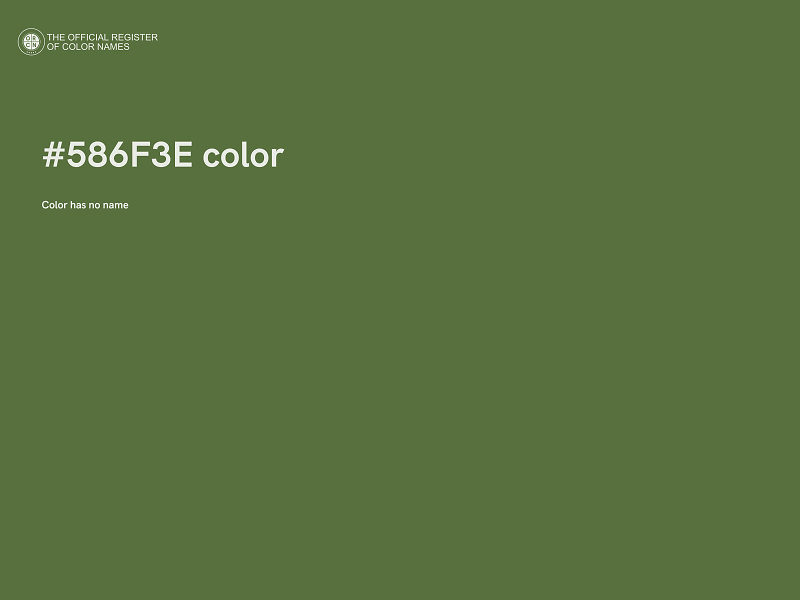 #586F3E color image