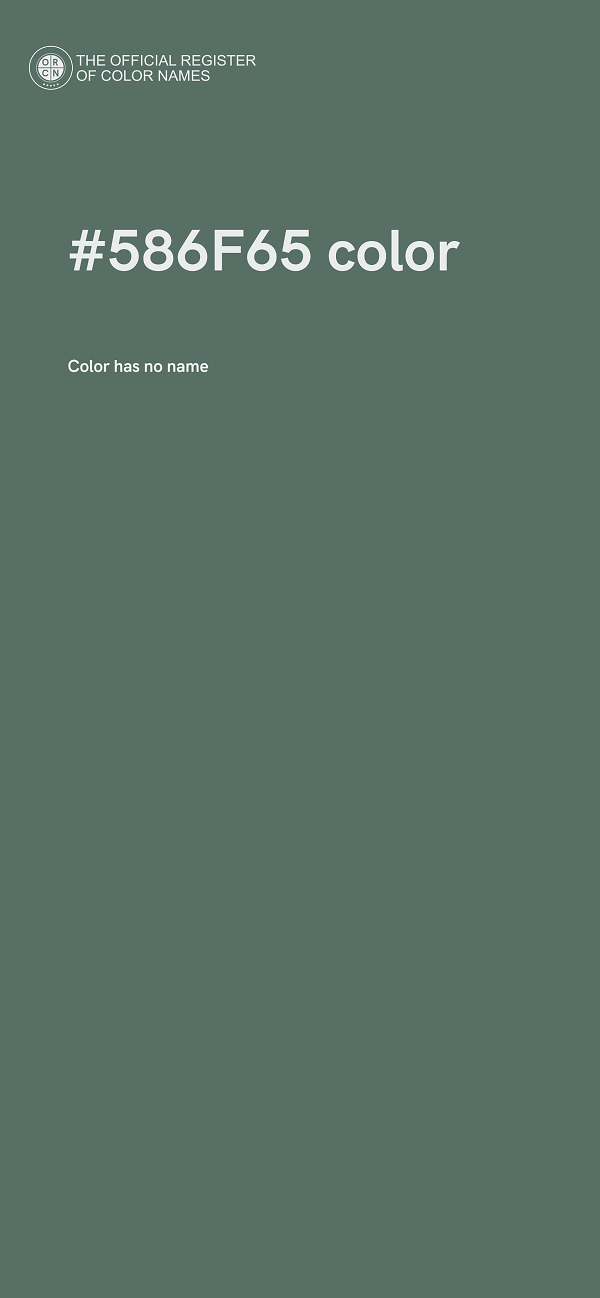 #586F65 color image
