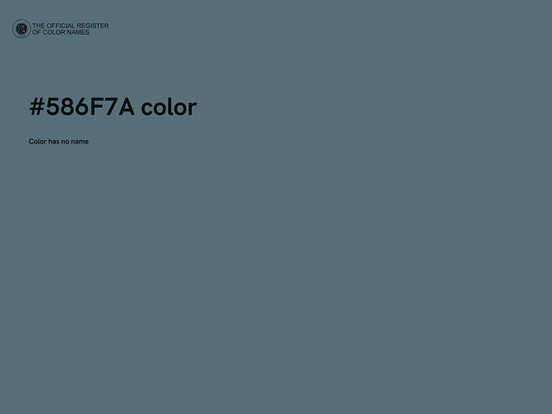 #586F7A color image