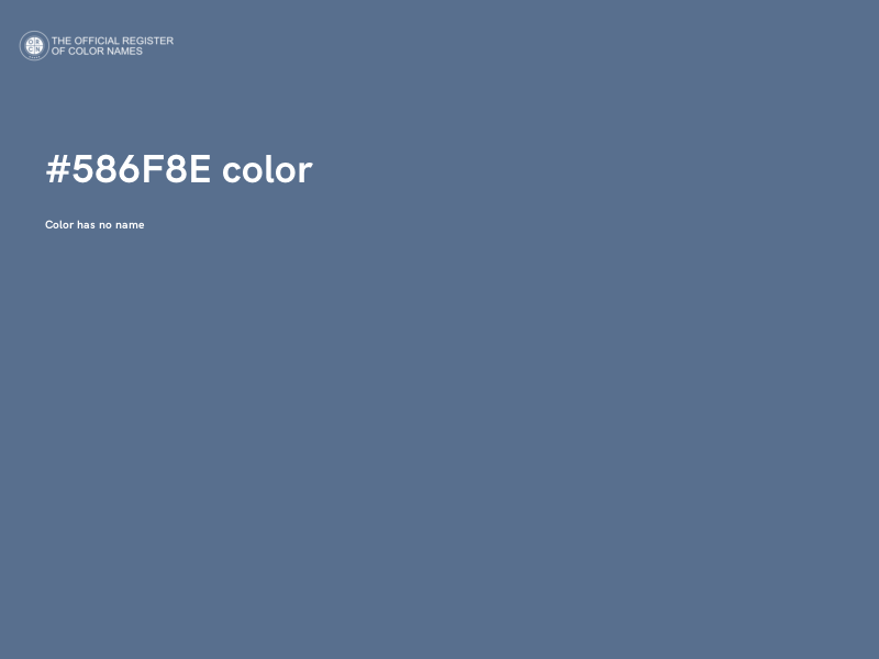 #586F8E color image
