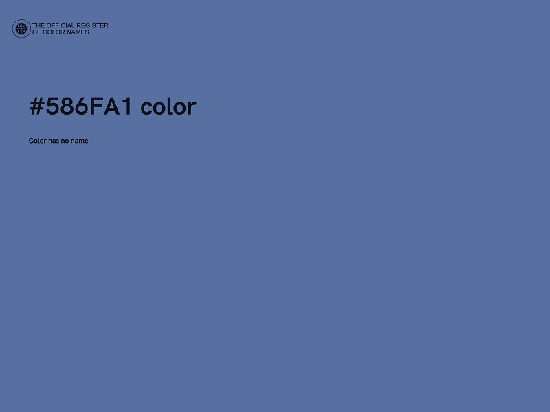 #586FA1 color image