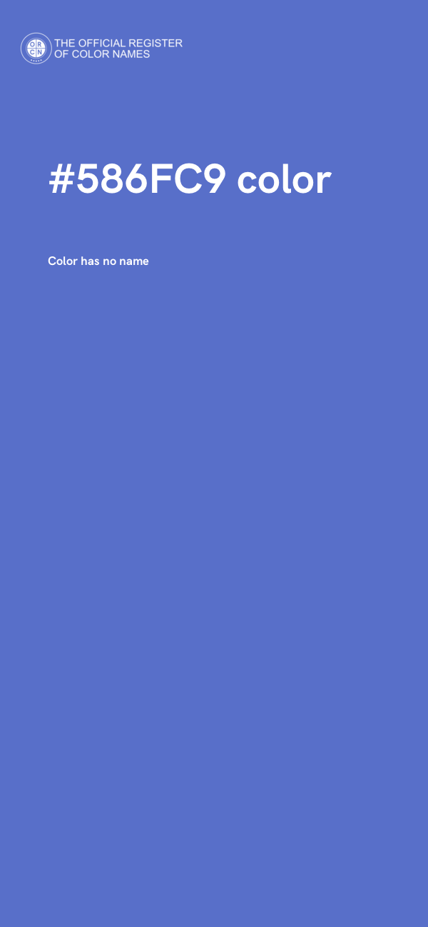 #586FC9 color image