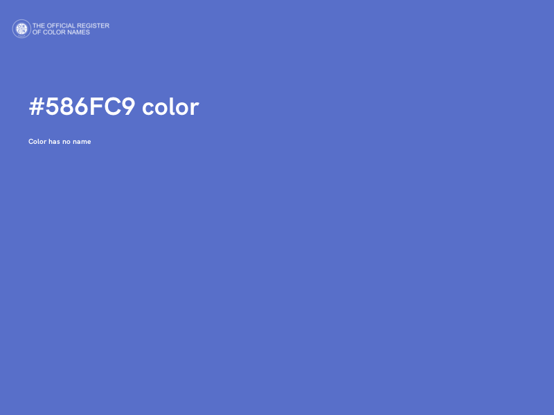 #586FC9 color image