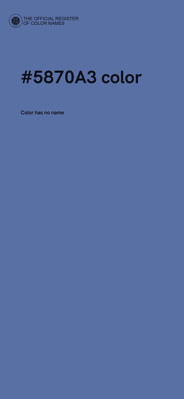 #5870A3 color image