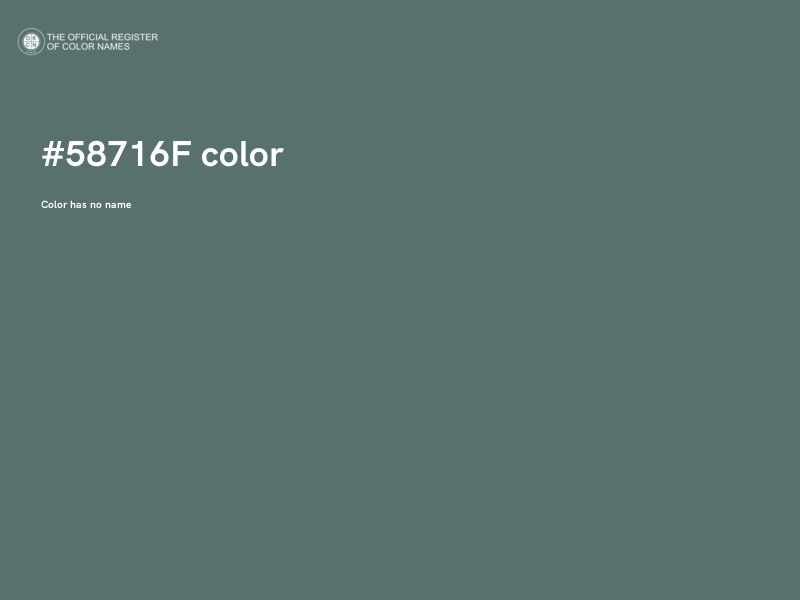 #58716F color image