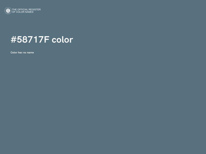 #58717F color image