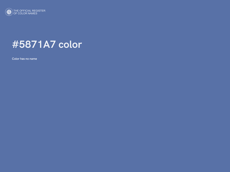 #5871A7 color image