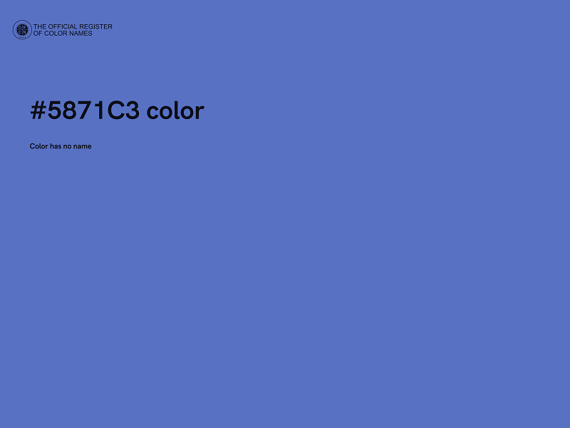 #5871C3 color image