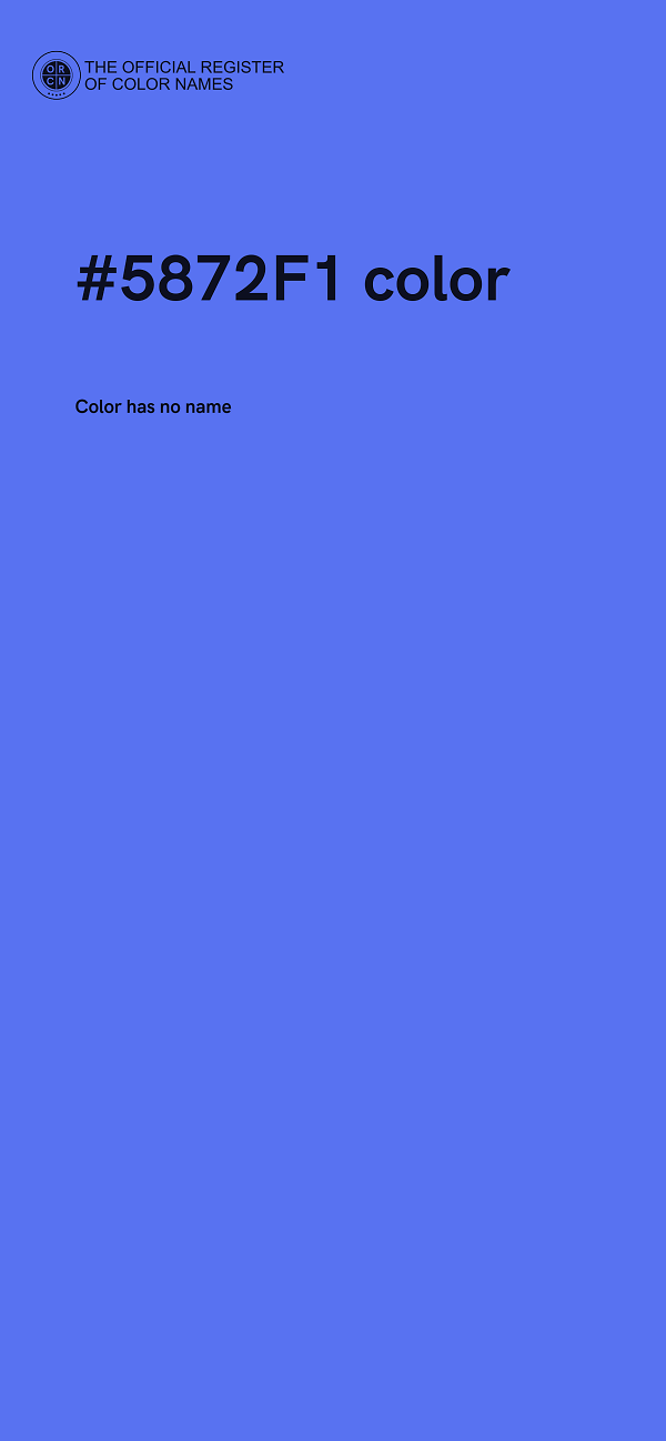 #5872F1 color image