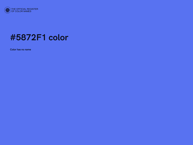 #5872F1 color image