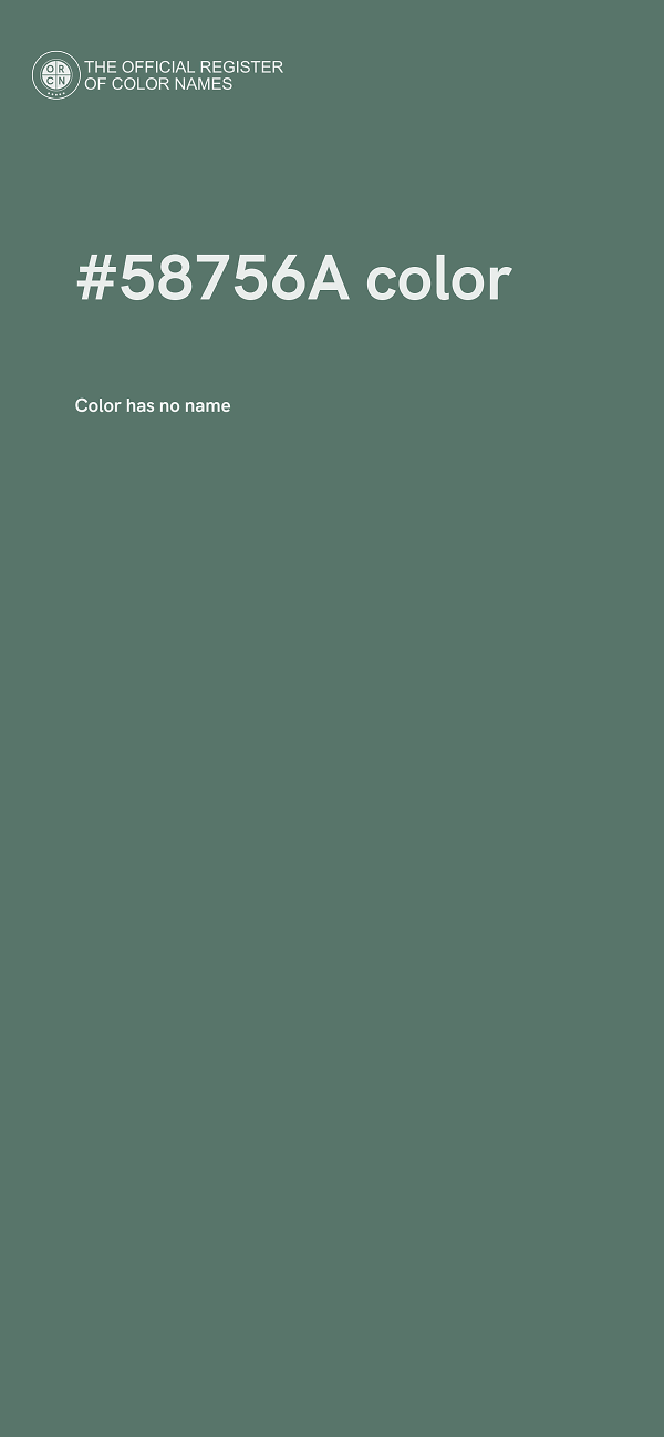 #58756A color image