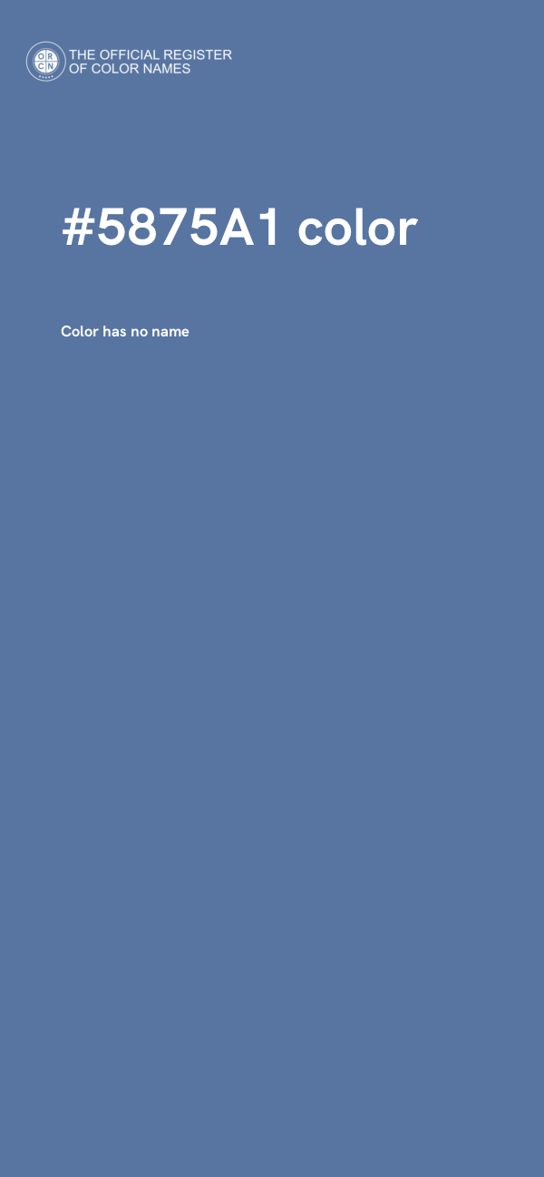 #5875A1 color image