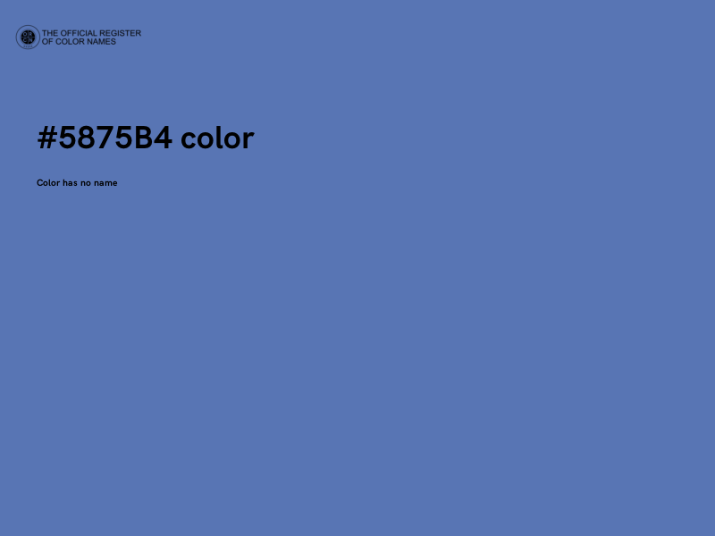 #5875B4 color image