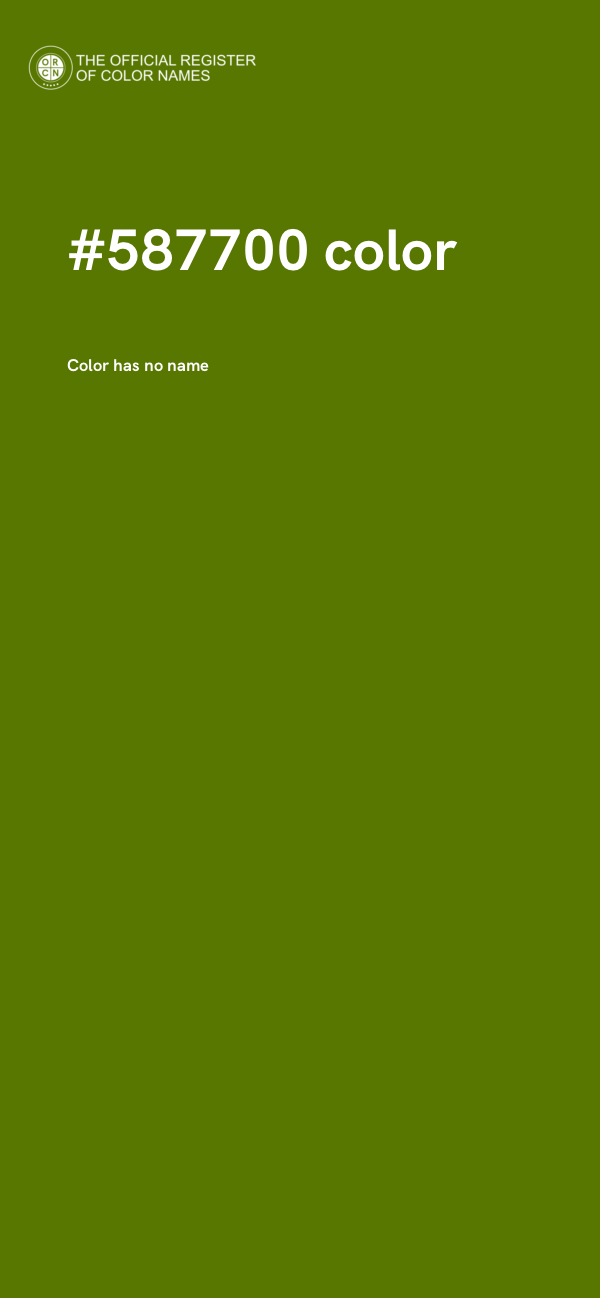 #587700 color image
