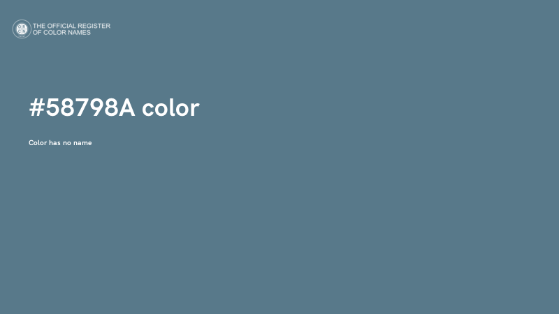 #58798A color image