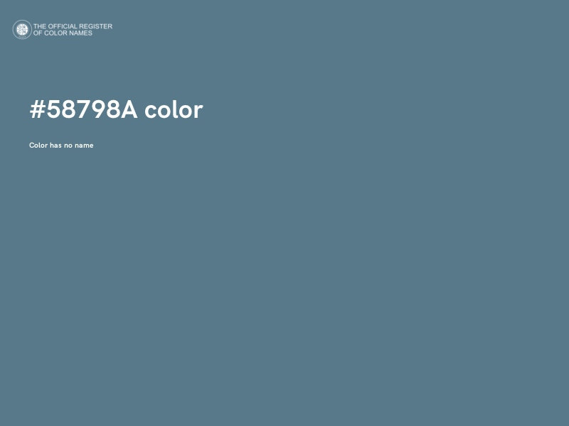 #58798A color image