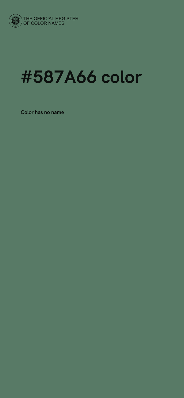 #587A66 color image