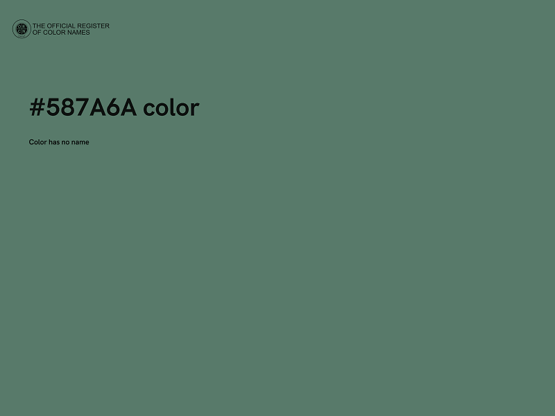 #587A6A color image