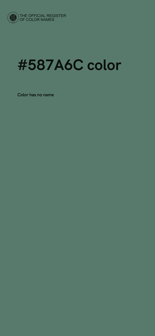 #587A6C color image