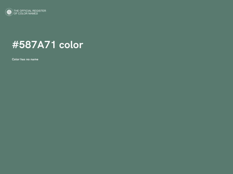 #587A71 color image