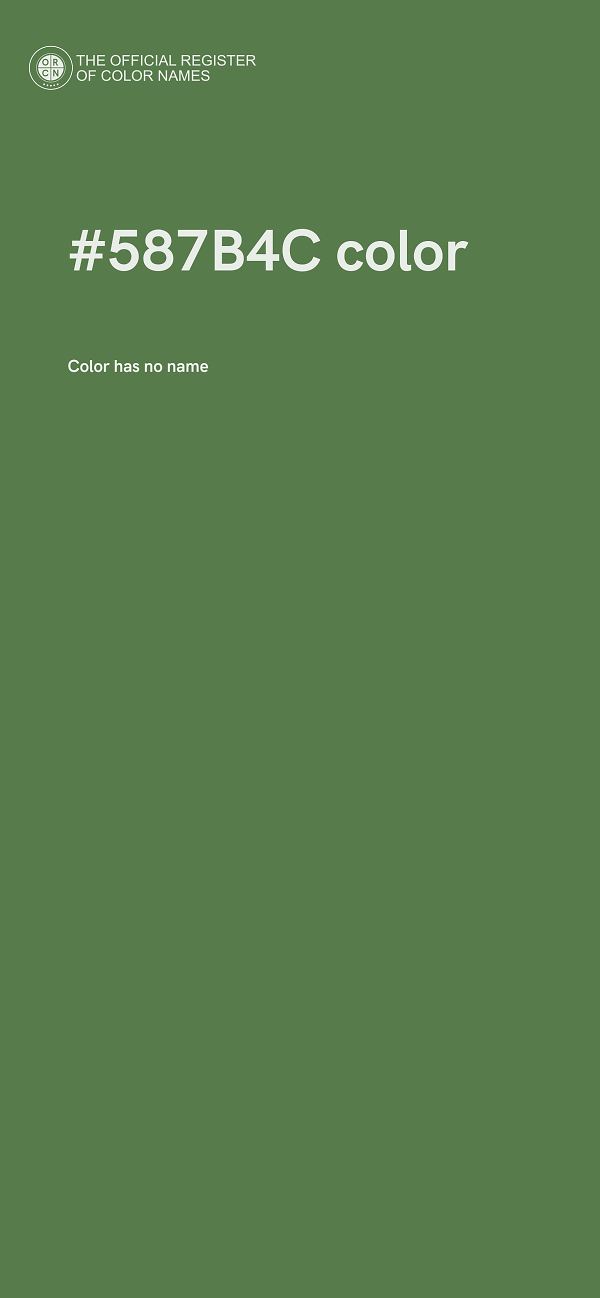 #587B4C color image