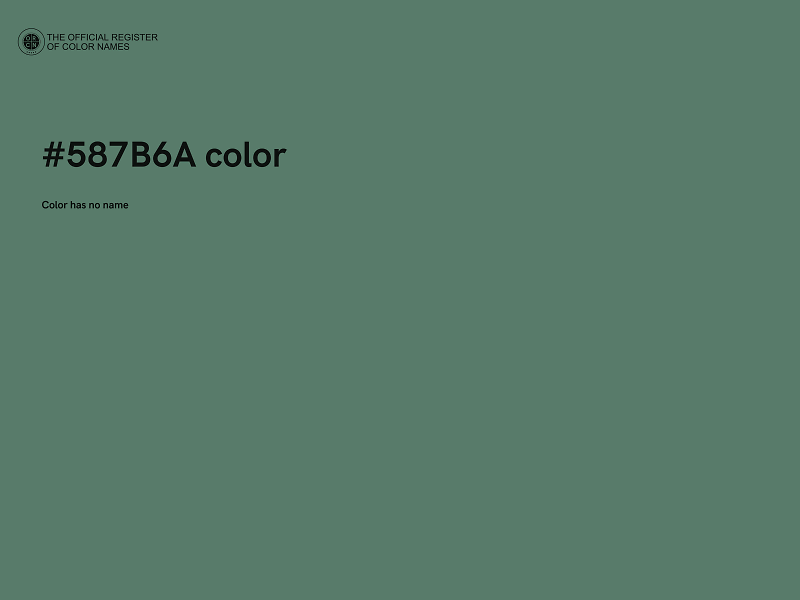 #587B6A color image