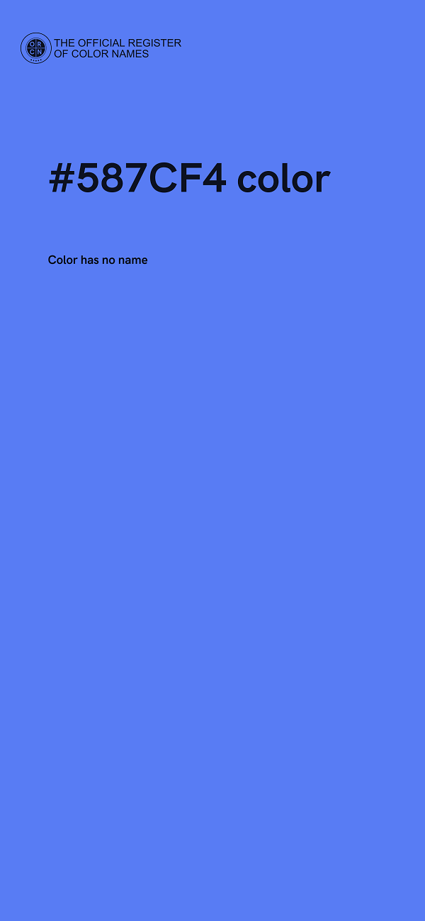 #587CF4 color image