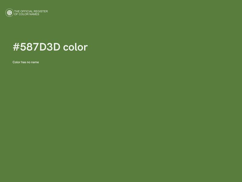 #587D3D color image