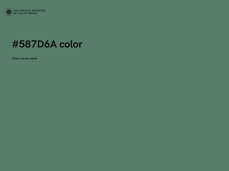 #587D6A color image