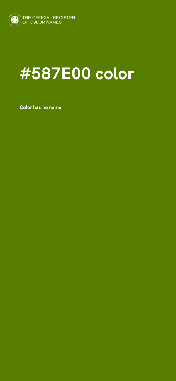 #587E00 color image