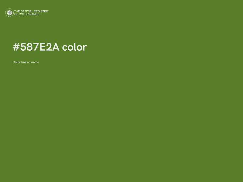 #587E2A color image