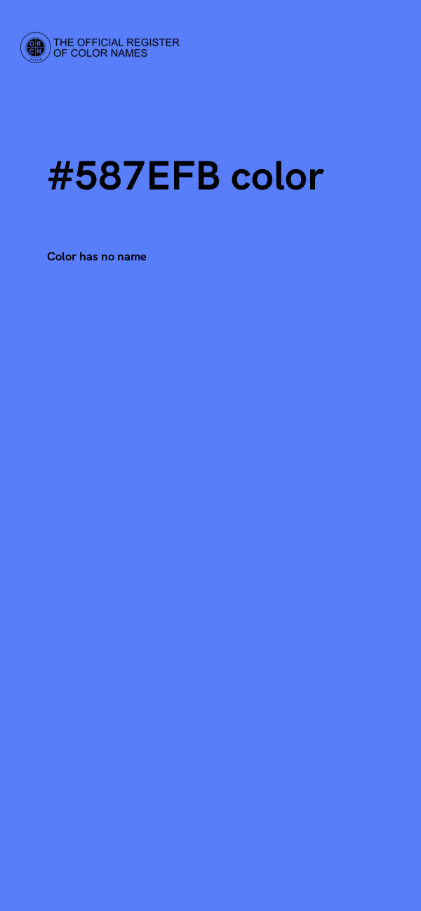 #587EFB color image