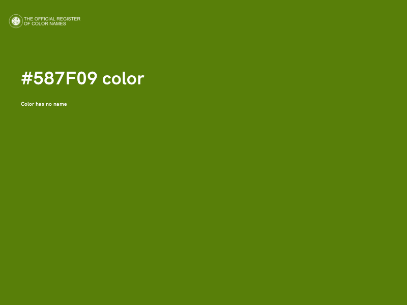#587F09 color image