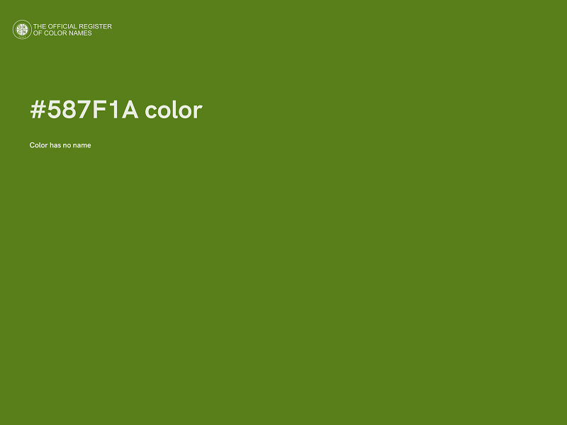 #587F1A color image