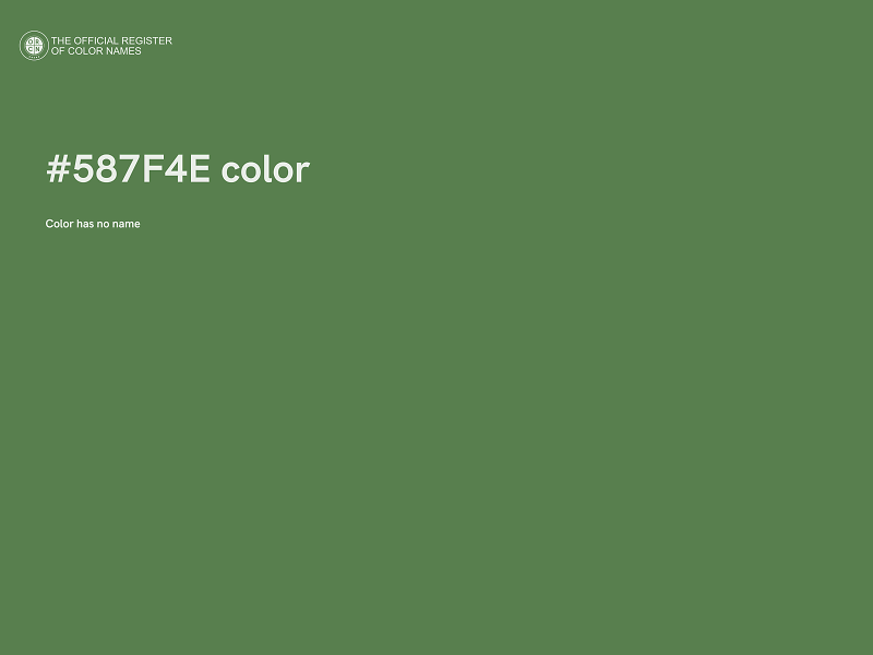 #587F4E color image